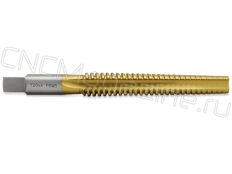 Метчик трапецеидальный Tr20х4 HSS TiN (T01TR02004) CNCM, арт. 16400: фото 2