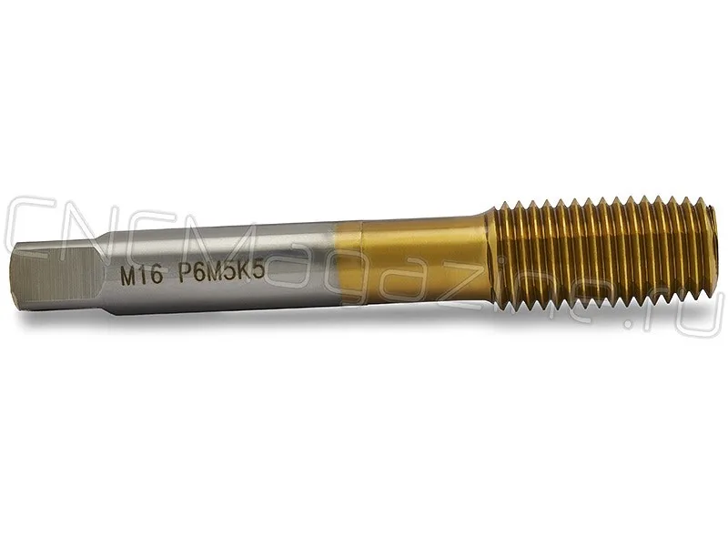 Метчик раскатник M16х2.0 HSS-E TiN T02R0160 машинный CNCM, арт. 17470