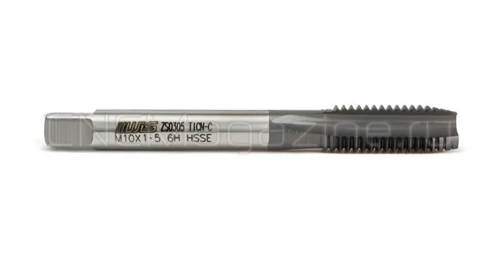 Метчик М10х1.5 HSS-E 6H прямая канавка, TiAlN (TiCN-C) (TA01010) WILSON, арт. 09551