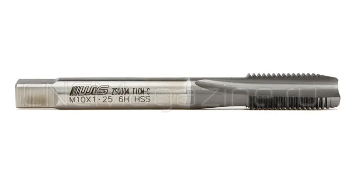 Метчик М10х1.25 6H HSS-E прямая канавка, TiAlN (TiCN-C), (TA01010125) WILSON, арт. 09561