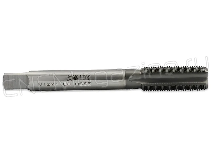 Метчик М12х1.0 HSS-E 6H прямая канавка, TiAlN (TiCN-C) TA010121 WILSON, арт. 14419