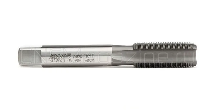 Метчик М18х1.5 HSS-E 6H прямая канавка, TiAlN (TiCN-C) (TA0101815) WILSON, арт. 09567