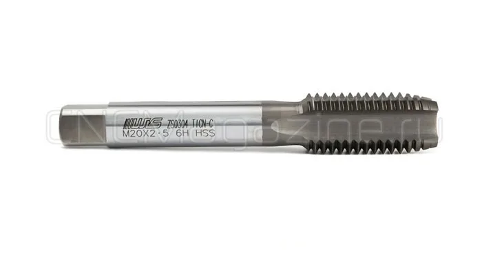 Метчик М20х2.5 HSS-E 6H прямая канавка, TiALN (TICN-C) (TA01020) WILSON, арт. 09558