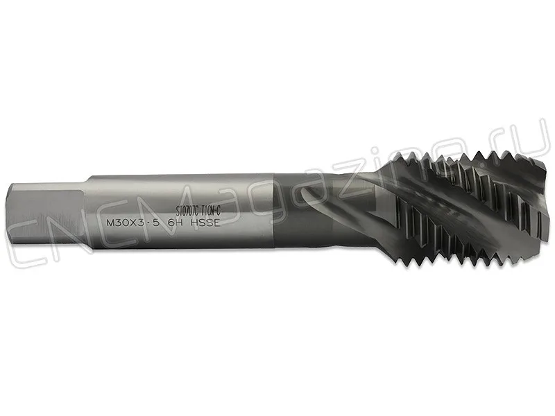 Метчик правый М30х3,5 HSS-E 6H спиральная канавка, (38), TiALN (TICN-C) TA02030 WILSON, арт. 14348