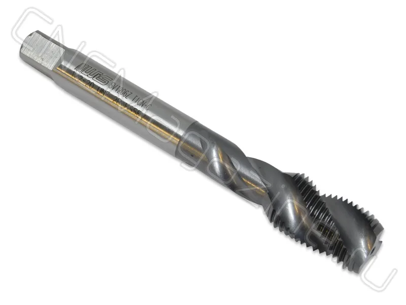 Метчик 1/2"-20 UNF HSS-E 6H со спиральной канавкой 38°, TiAlN (TA02UNF012) WILSON, арт. 05140