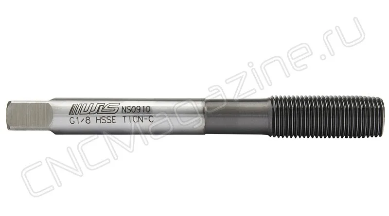 Метчик (раскатник) HSS-E G1/8 6H, TiAlN (TiCN-C) (TAG02R018) WILSON, арт. 11179