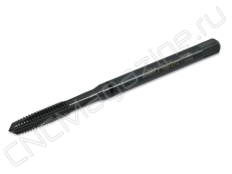 Метчик M6Х1.0 HSS-E 6H 80.0L с прямой канавкой Combo YG-1 TB814316, арт. 18379