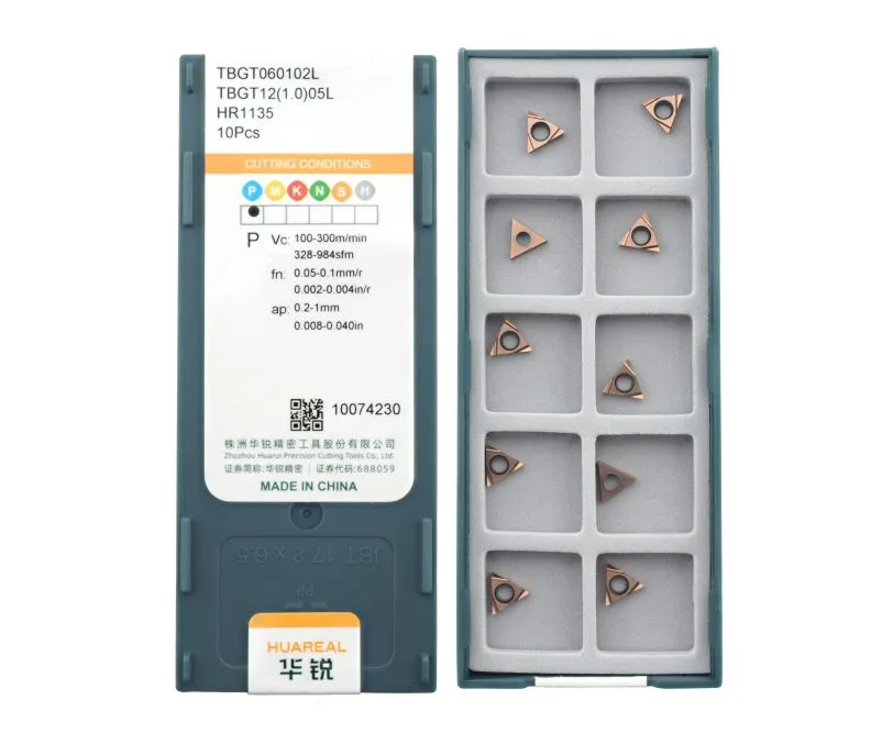 Пластина токарная для точения HUAREAL TBGT060102L-HR1135, арт. 00083391: фото 2