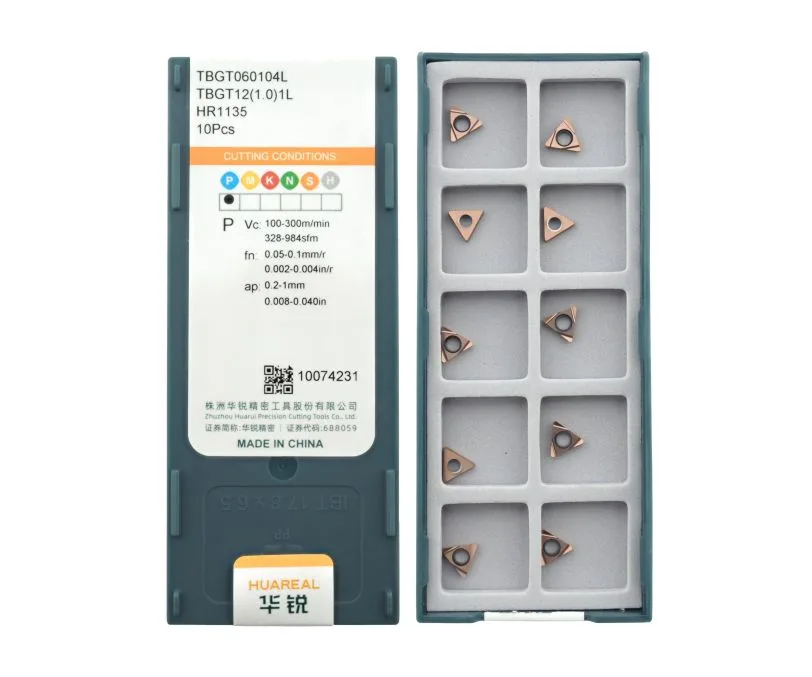 Пластина токарная для точения HUAREAL TBGT060104L-HR1135, арт. 00083392: фото 2