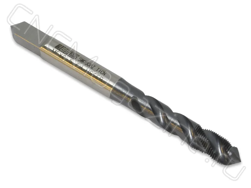 Метчик M6x0.5 HSS-E 6H спиральная канавка, 38°, TiCN (TC0200605) WILSON, арт. 25278