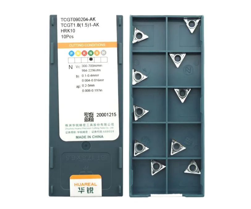 Пластина токарная для точения HUAREAL TCGT090204-AK-HRK10, арт. 00081181