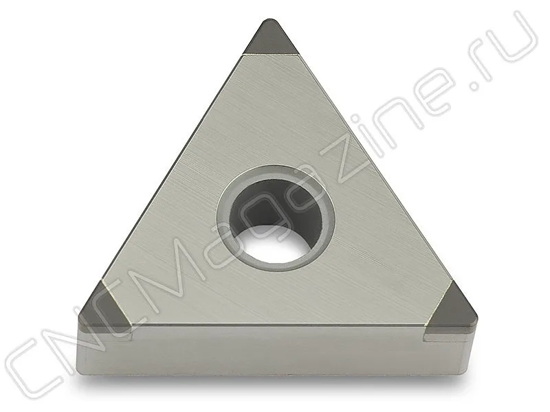 TNGA160404M-3 IBS015P пластина для точения с тремя напайками PCBN Intool, арт. 17756