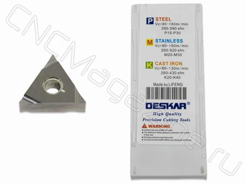 TNGG160402R-F LF90 пластина для точения DESKAR, арт. 25799