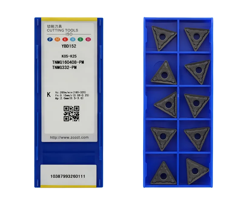 Пластина токарная для точения ZCC CT TNMG160408-PM-YBD152, арт. 00126746: фото 2