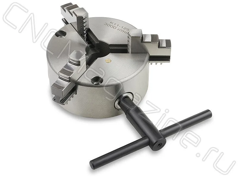 Трехкулачковый патрон 125 (5") для поворотного стола TSL150 HV-6 CNCM, арт. 19345: фото 3