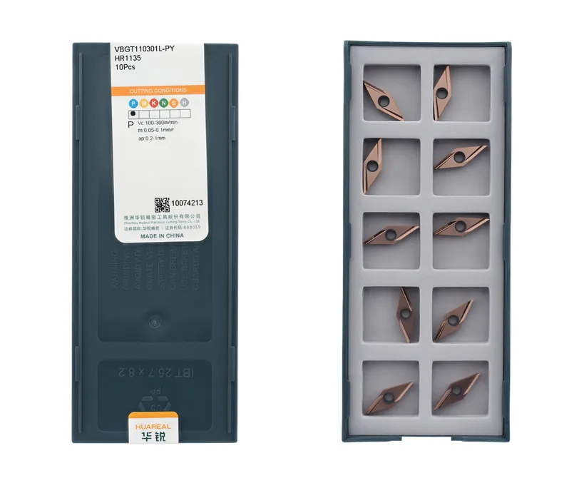 Пластина токарная для точения HUAREAL VBGT110301L-PY-HR1135, арт. 00088584: фото 2