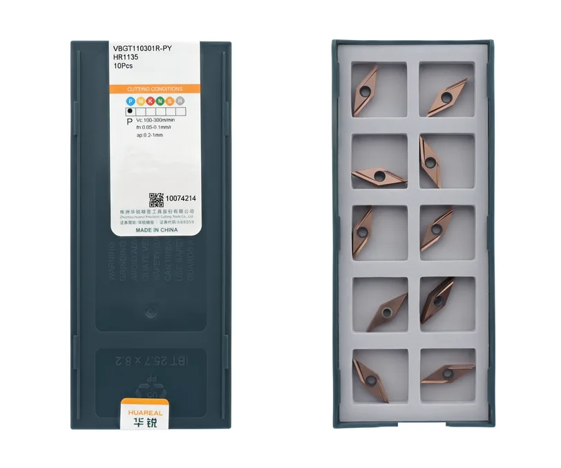 Пластина токарная для точения HUAREAL VBGT110301R-PY-HR1135, арт. 00088585: фото 2