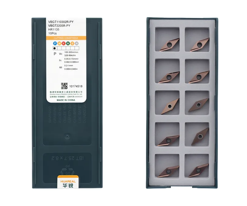 Пластина токарная для точения HUAREAL VBGT110302R-PY-HR1135, арт. 00088587: фото 2