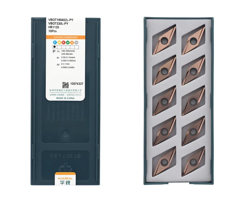 Пластина токарная для точения HUAREAL VBGT160402L-PY-HR1135, арт. 00088589: фото 2