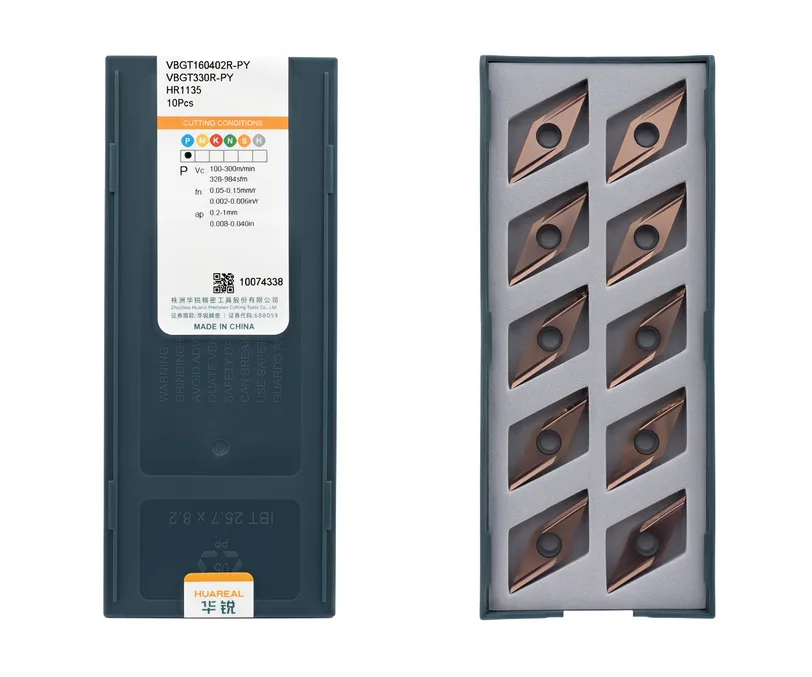 Пластина токарная для точения HUAREAL VBGT160402R-PY-HR1135, арт. 00088590: фото 2