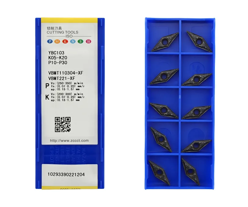 Пластина токарная для точения ZCC CT VBMT110304-XF-YBC103, арт. 00126756: фото 2