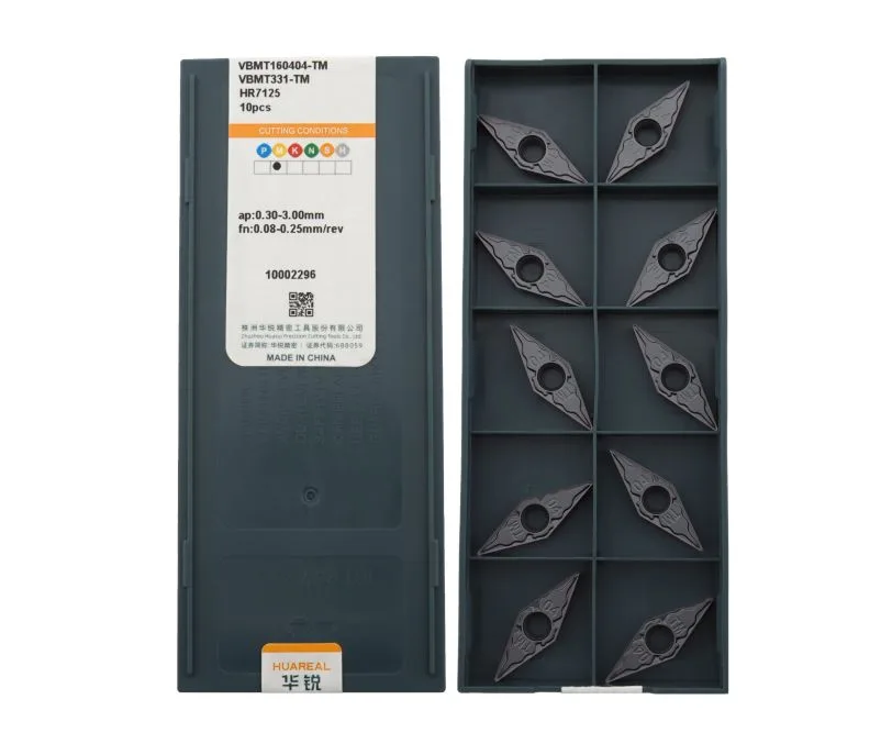 Пластина токарная для точения HUAREAL VBMT160404-TM-HR7125, арт. 00073257: фото 2