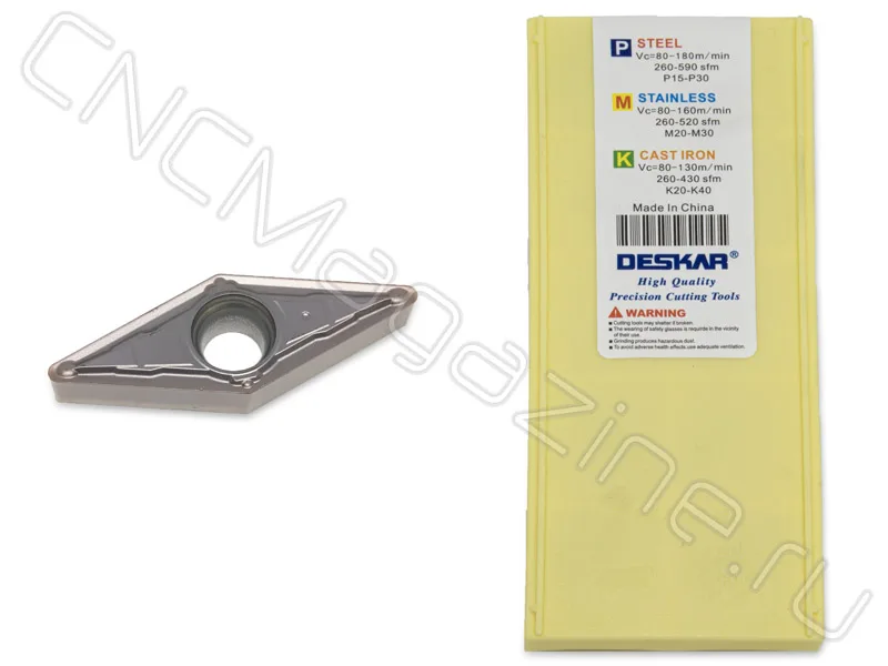VBMT160408-MV LF6018 пластина для точения DESKAR, арт. 25790