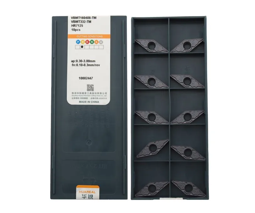 Пластина токарная для точения HUAREAL VBMT160408-TM-HR7125, арт. 00073258: фото 2