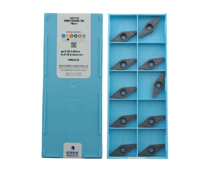Пластина токарная для точения HADSTO VBMT160408-TM-HS7125, арт. 00081184: фото 3