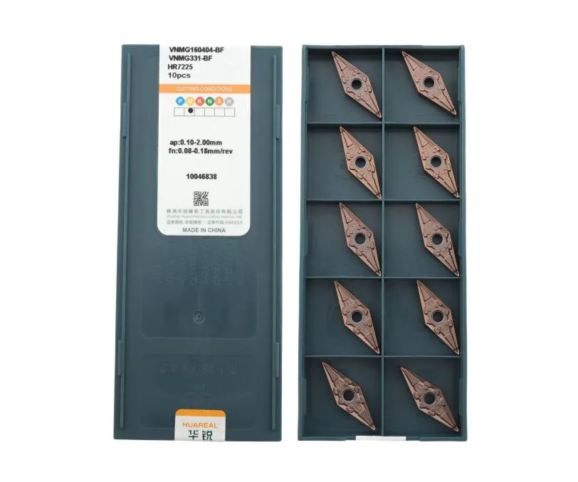 Пластина токарная для точения HUAREAL VNMG160404-BF-HR7225, арт. 00075399: фото 2
