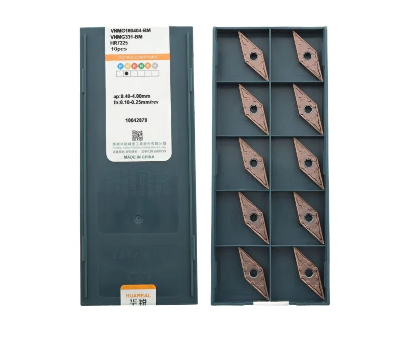 Пластина токарная для точения HUAREAL VNMG160404-BM-HR7225, арт. 00075400: фото 2