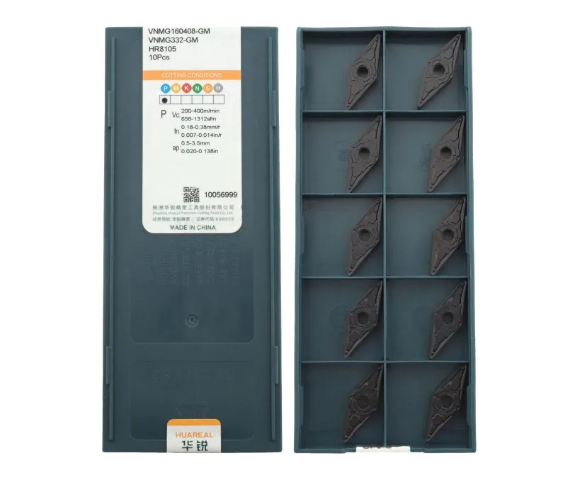 Пластина токарная для точения HUAREAL VNMG160408-GM-HR8105, арт. 00081462: фото 2