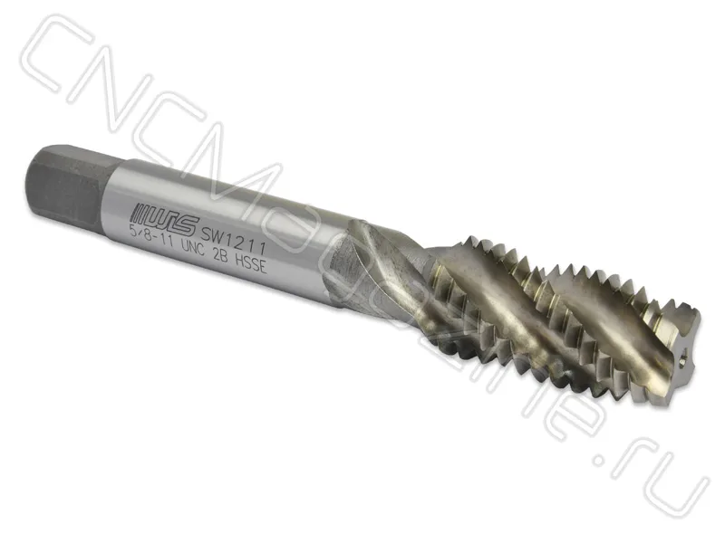 Метчик 5/8"-11 UNC HSS-E со спиральной канавкой 38° (W02UNC058) WILSON, арт. 05643