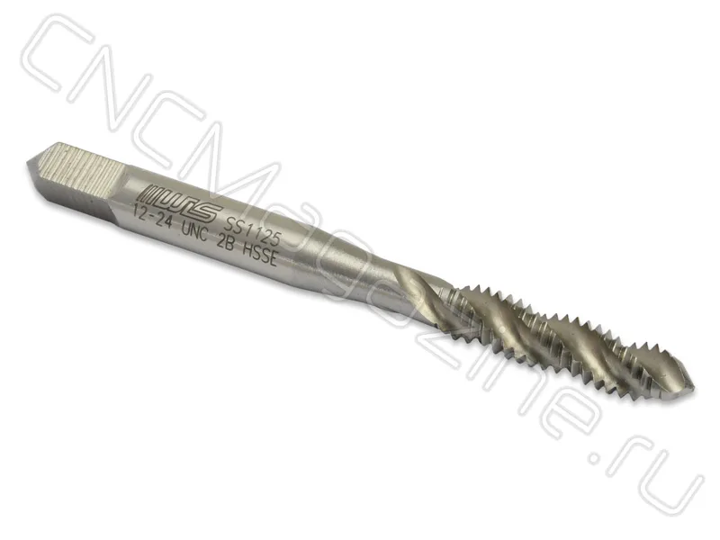 Метчик N12-24" UNC HSS-E 6H со спиральной канавкой 38° (W02UNC12) WILSON, арт. 05638
