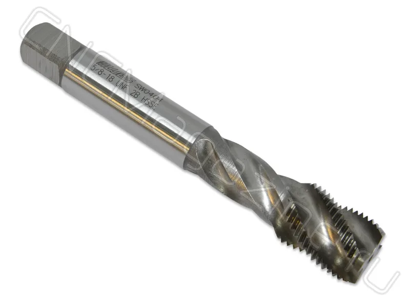Метчик 5/8"-18 UNF HSS-E со спиральной канавкой 38° (W02UNF058) WILSON, арт. 05644