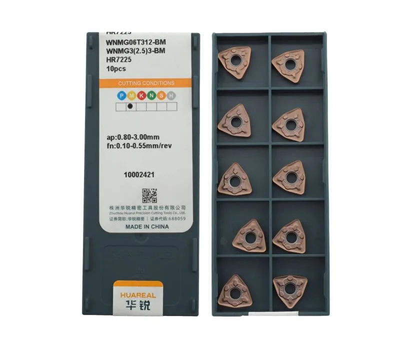 Пластина токарная для точения HUAREAL WNMG06T312-BM-HR7225, арт. 00075419: фото 3