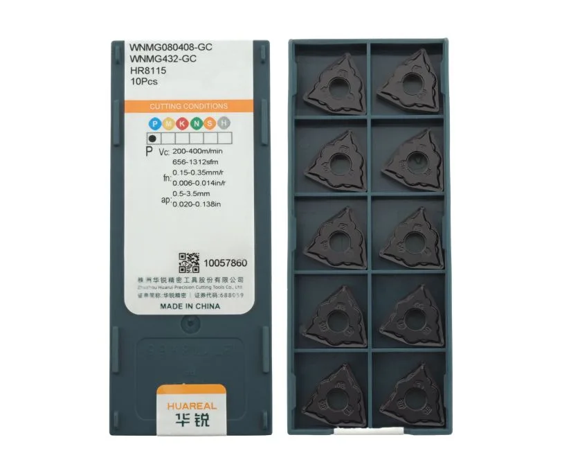 Пластина токарная для точения HUAREAL WNMG080408-GC-HR8115, арт. 00081446: фото 2