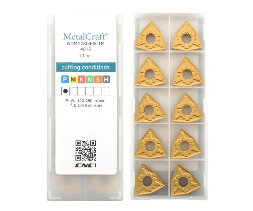 Пластина токарная для точения MetalCraft WNMG080408-TM-4015, арт. 00090603: фото 2