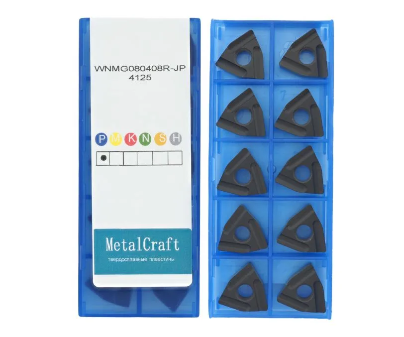 Пластина токарная для точения MetalCraft WNMG080408R-JP-4125, арт. 00094557