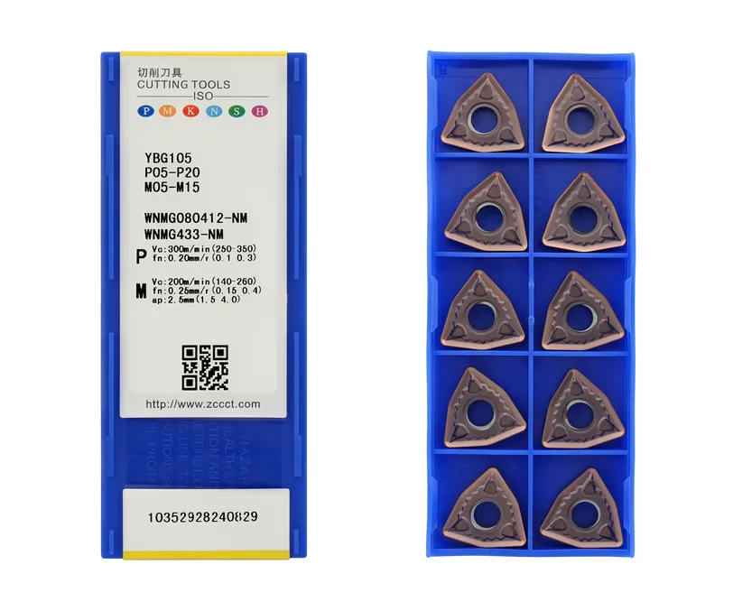 Пластина токарная для точения ZCC CT WNMG080412-NM-YBG105, арт. 00126787: фото 2