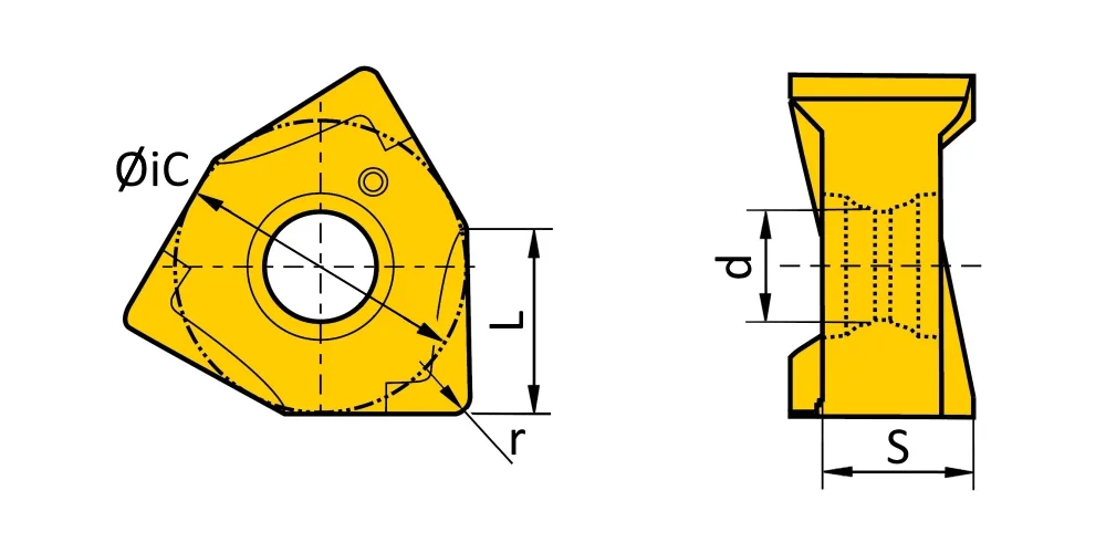 Пластина фрезерная SANT XNEX080612TR-M13-SD2336, арт. 00087030