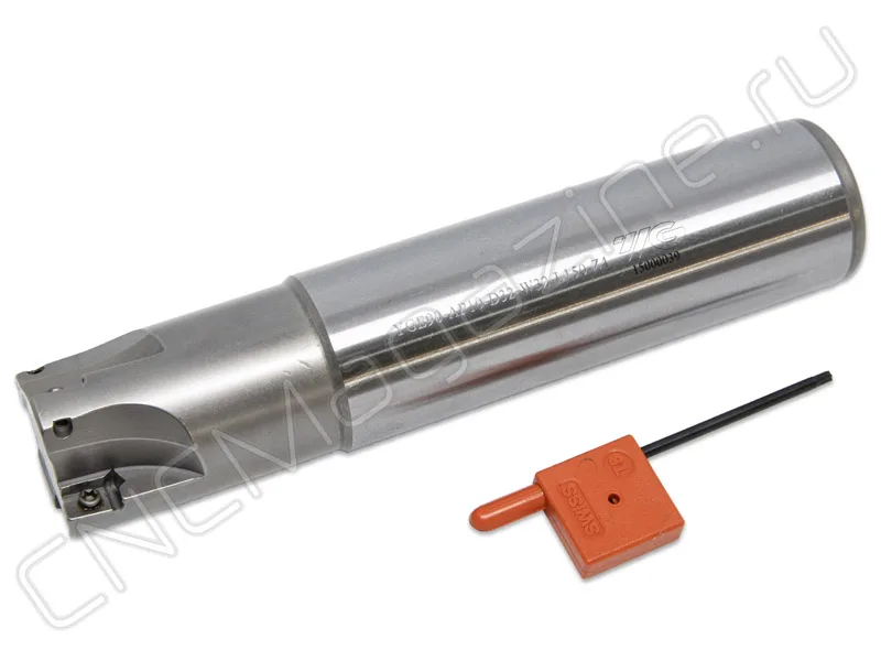 фреза концевая со сменными пластинами YG-1 YGE90-AP10-D32-W32-L150-Z4, арт. 18724