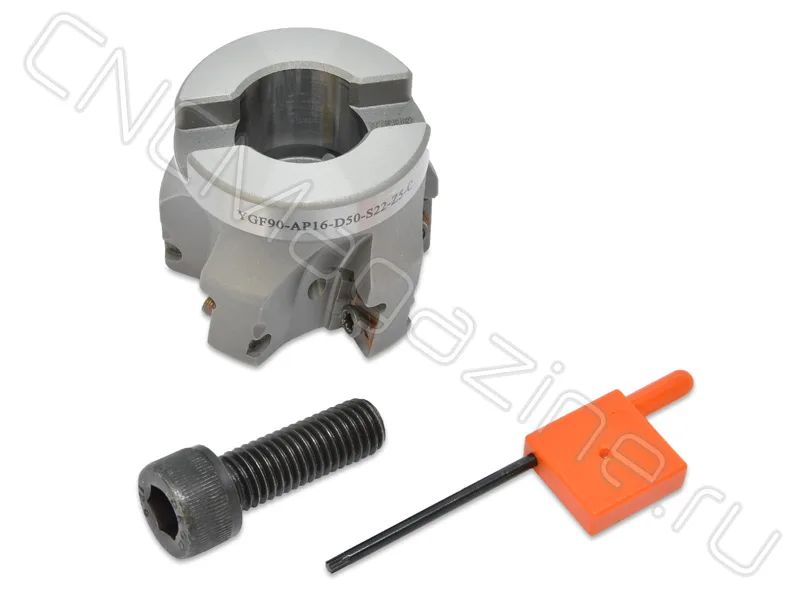 фреза торцевая насадная со сменными пластинами YG-1 YGF90-AP16-D50-S22-Z5-C, арт. 18728: фото 2