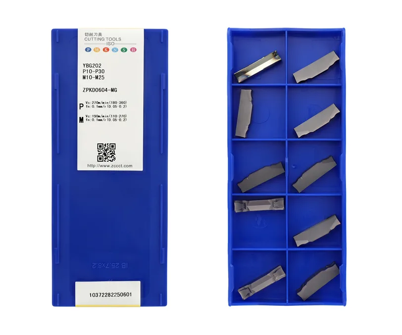 Пластина отрезная, канавочная ZCC CT ZPKD0604-MG-YBG202, арт. 00126795: фото 2