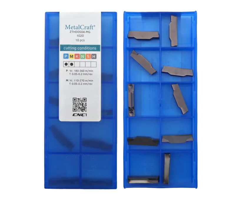 Пластина отрезная, канавочная MetalCraft ZTHD0504-MG-1020, арт. 00090615: фото 2