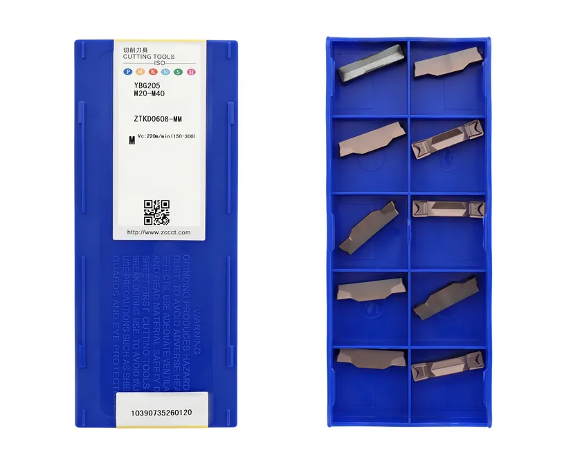 Пластина отрезная, канавочная ZCC CT ZTKD0608-MM-YBG205, арт. 00126812: фото 2