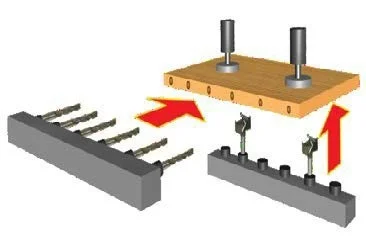 Станок сверлильно-присадочный WoodTec TOP POINT D 21: иллюстрация 1