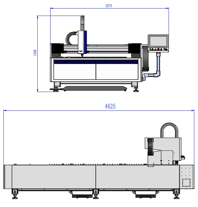Оптоволоконный лазерный станок для резки металла MetalTec 1530H: иллюстрация 17