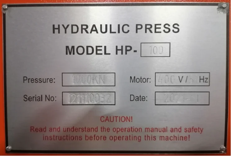 Гидравлический пресс STALEX HP-100: иллюстрация 10