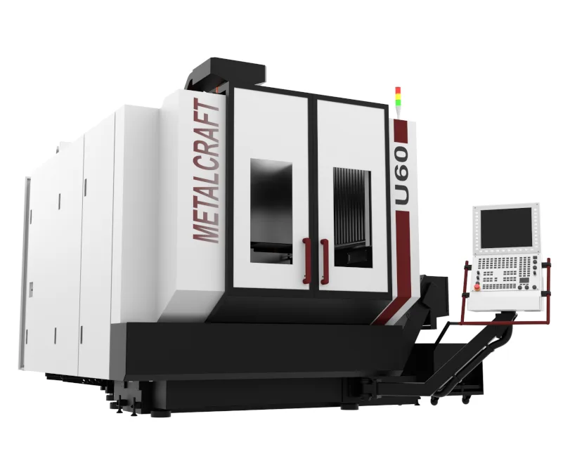 5-ти координатный фрезерный обрабатывающий центр U60 с ЧПУ HNC 848D MetalCraft, арт. 00104954